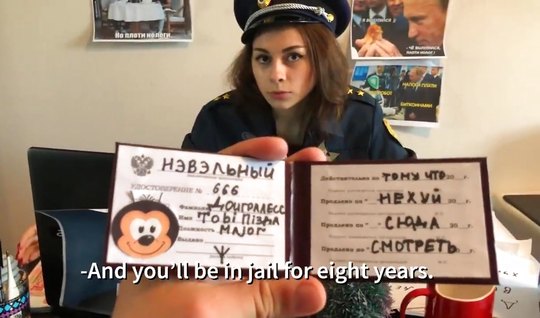 Russian police has agreed to shoot homemade porn parody